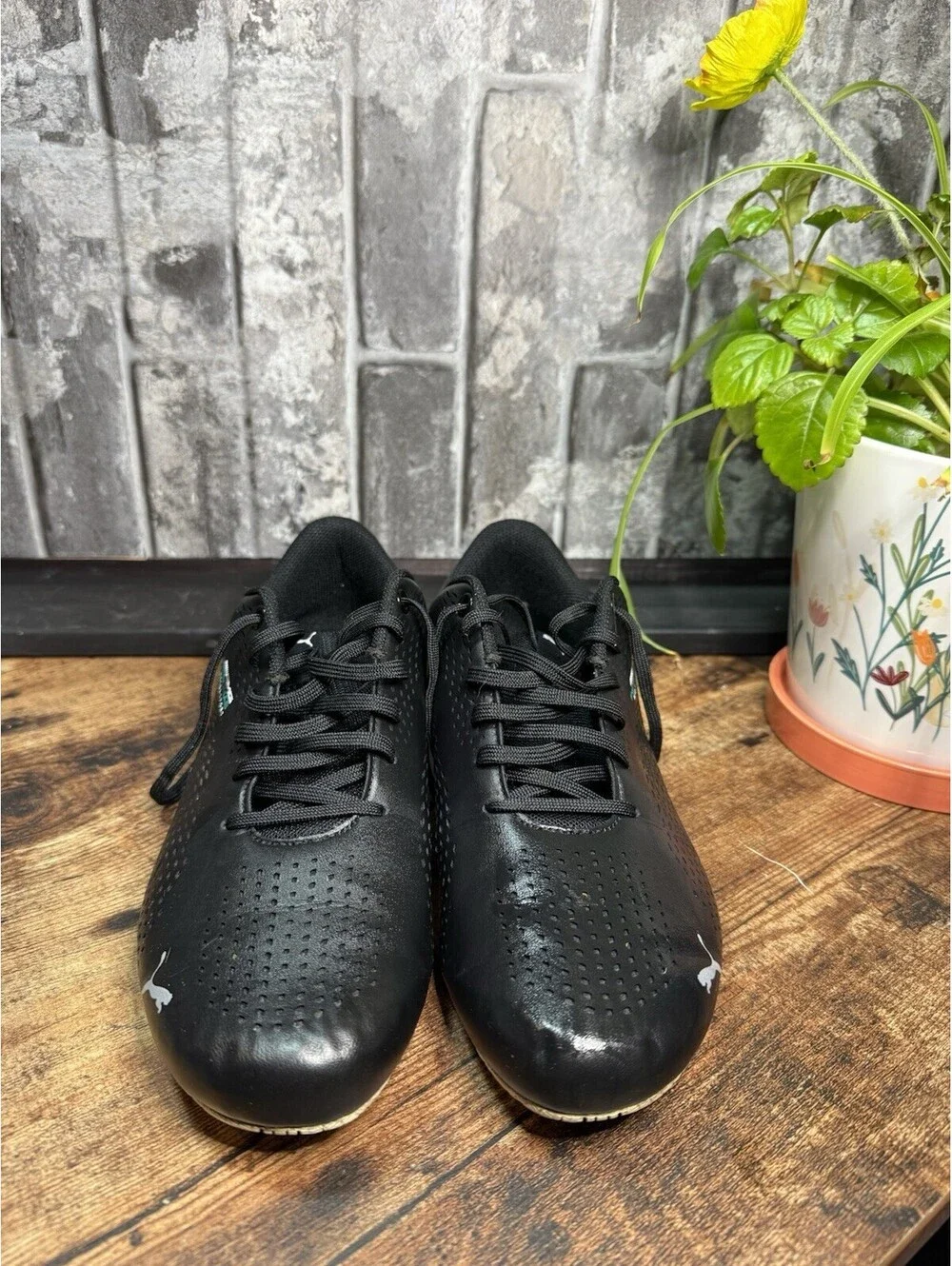 PUMA Mercedes-AMG Petronas Motorsport Sneakers Men’s US 9 Black Athletic Shoes